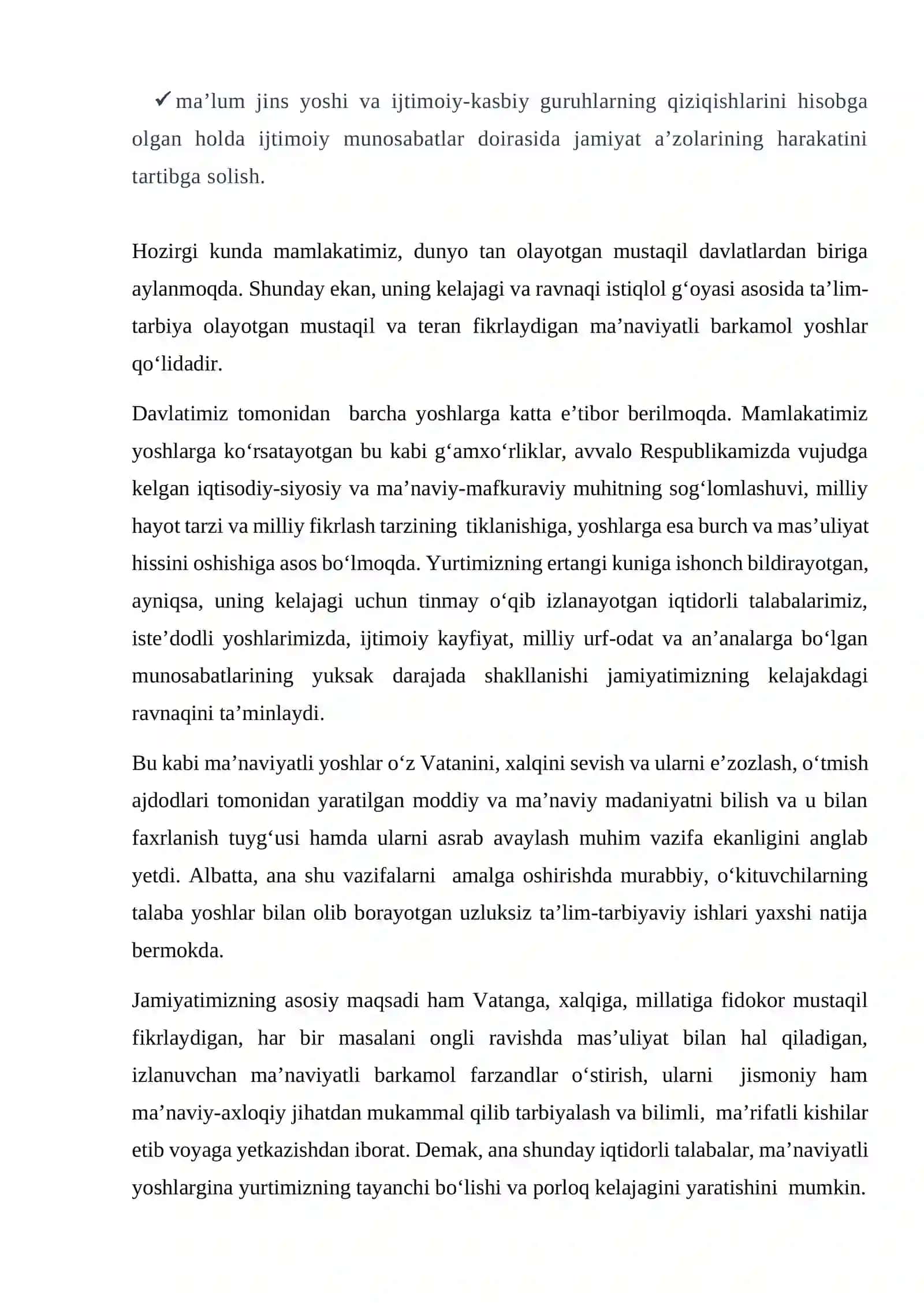 Uzluksiz ma’naviy tarbiyani shakllantirish tamoyillari 2