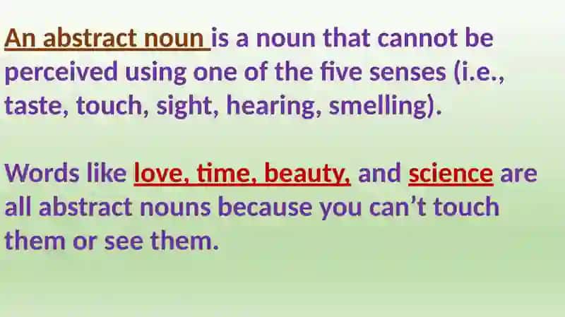 Abstract Nouns 2
