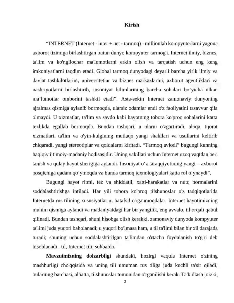 Internet nutqining xususiyatlari 2