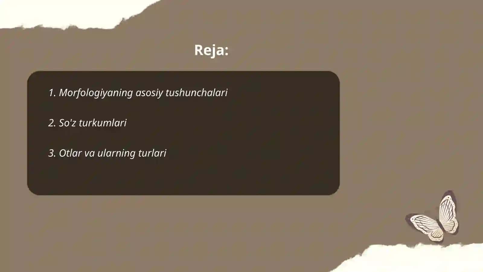 Morphology 2