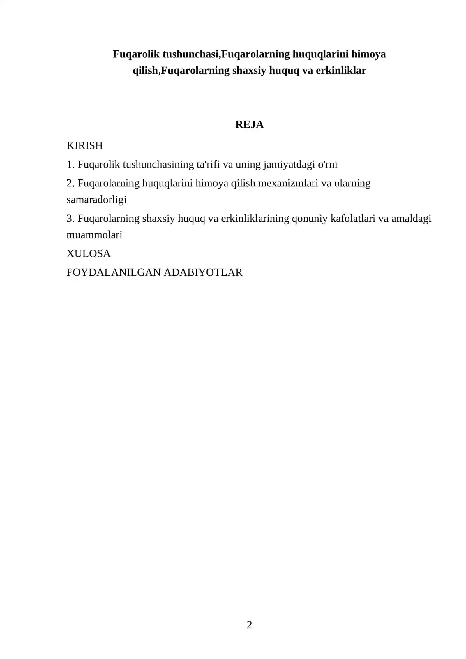 QOCHQAROV TOLIBJONNING REFERATI 2