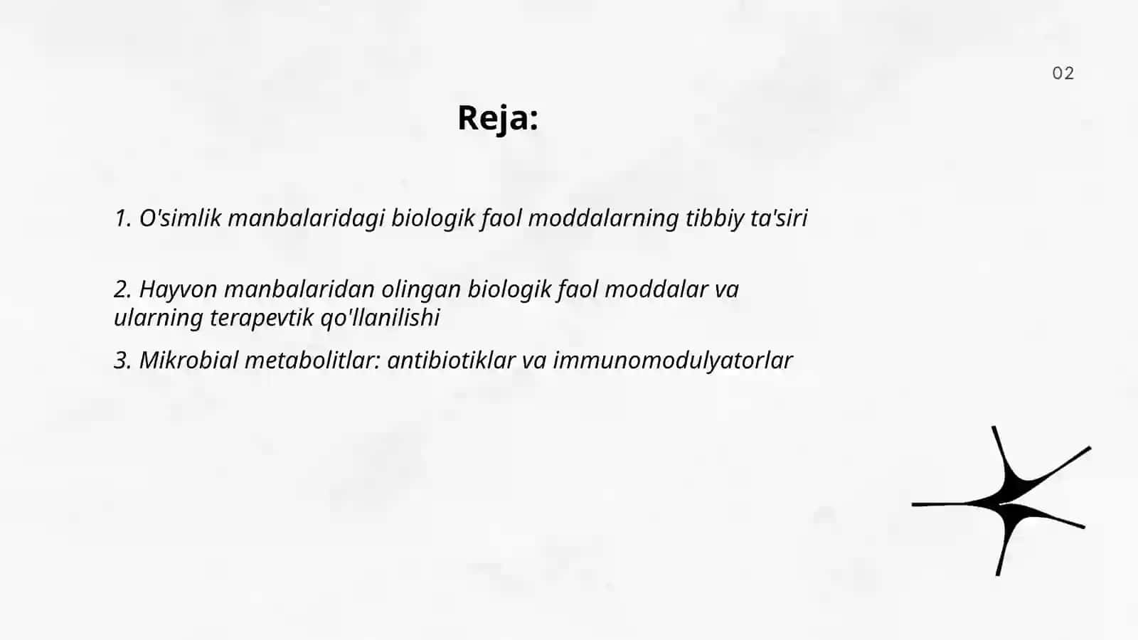 Biologik faol moddalar manbalari va tibbiy ta'siri 2