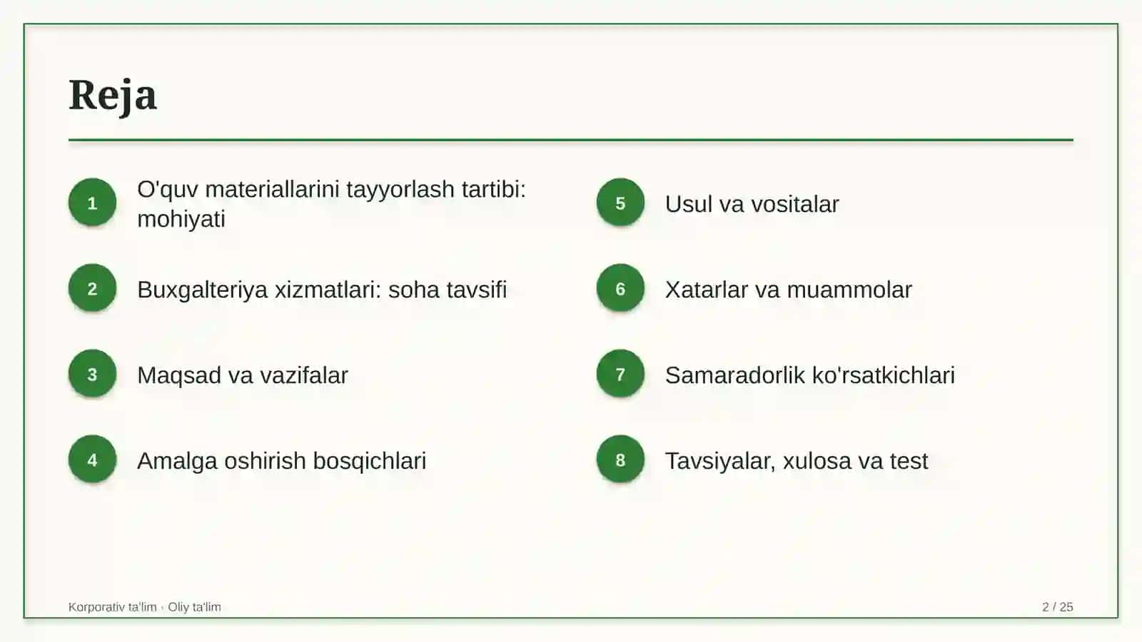 buxgalteriya xizmatlarida o'quv materiallarini tayyorlash tartibi 4779 2