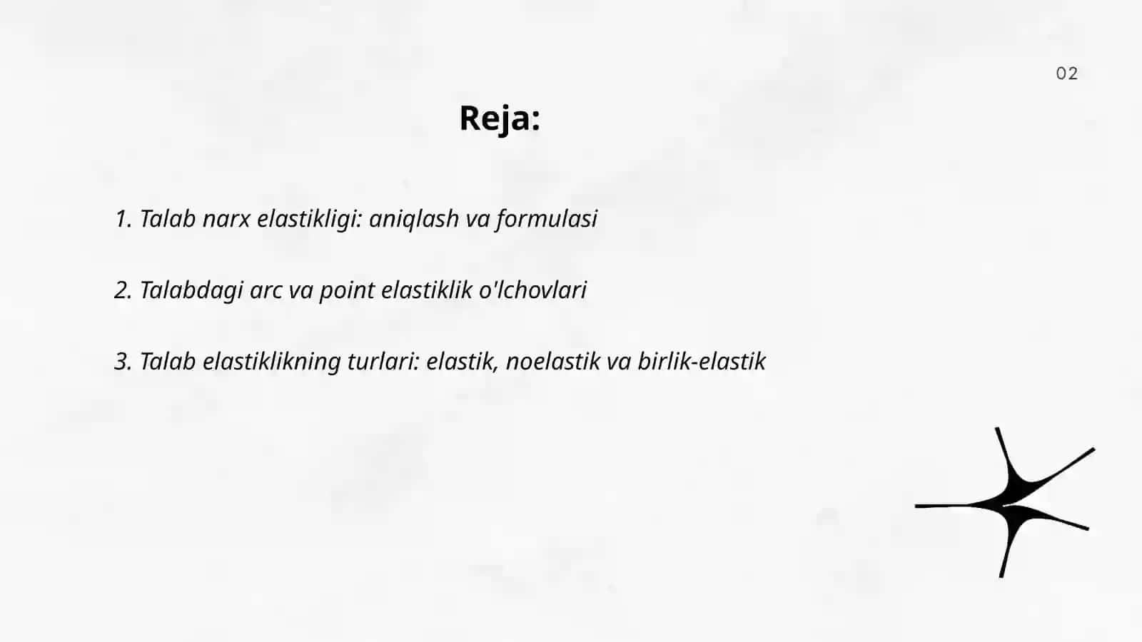 Talab narx elastikligi 2