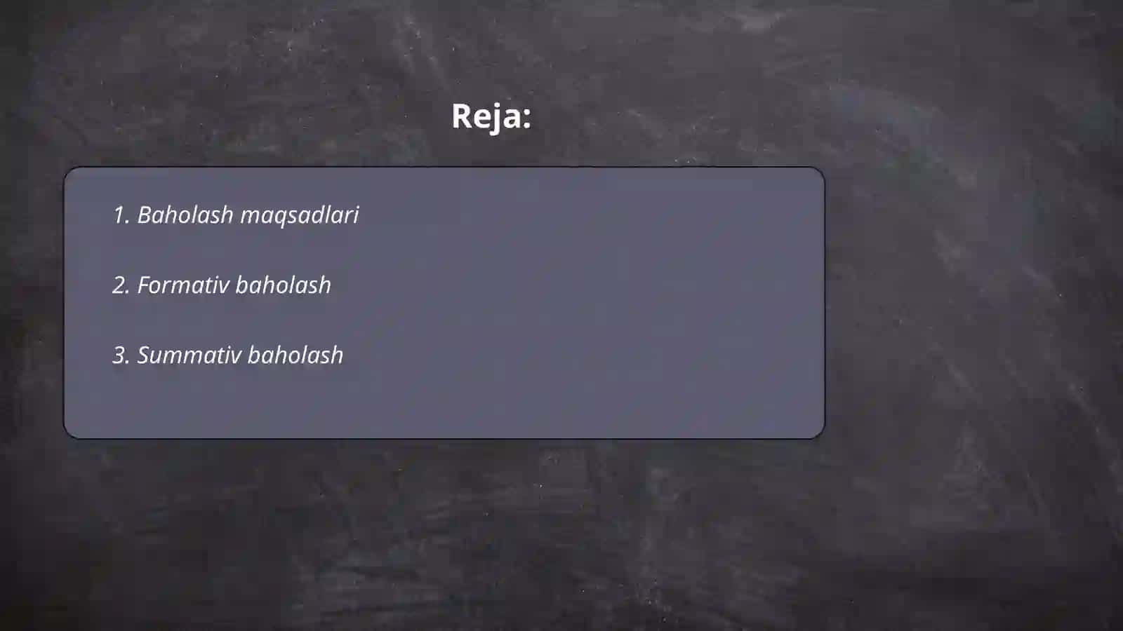 Oʼquvchilarni baholash mezonlari 2
