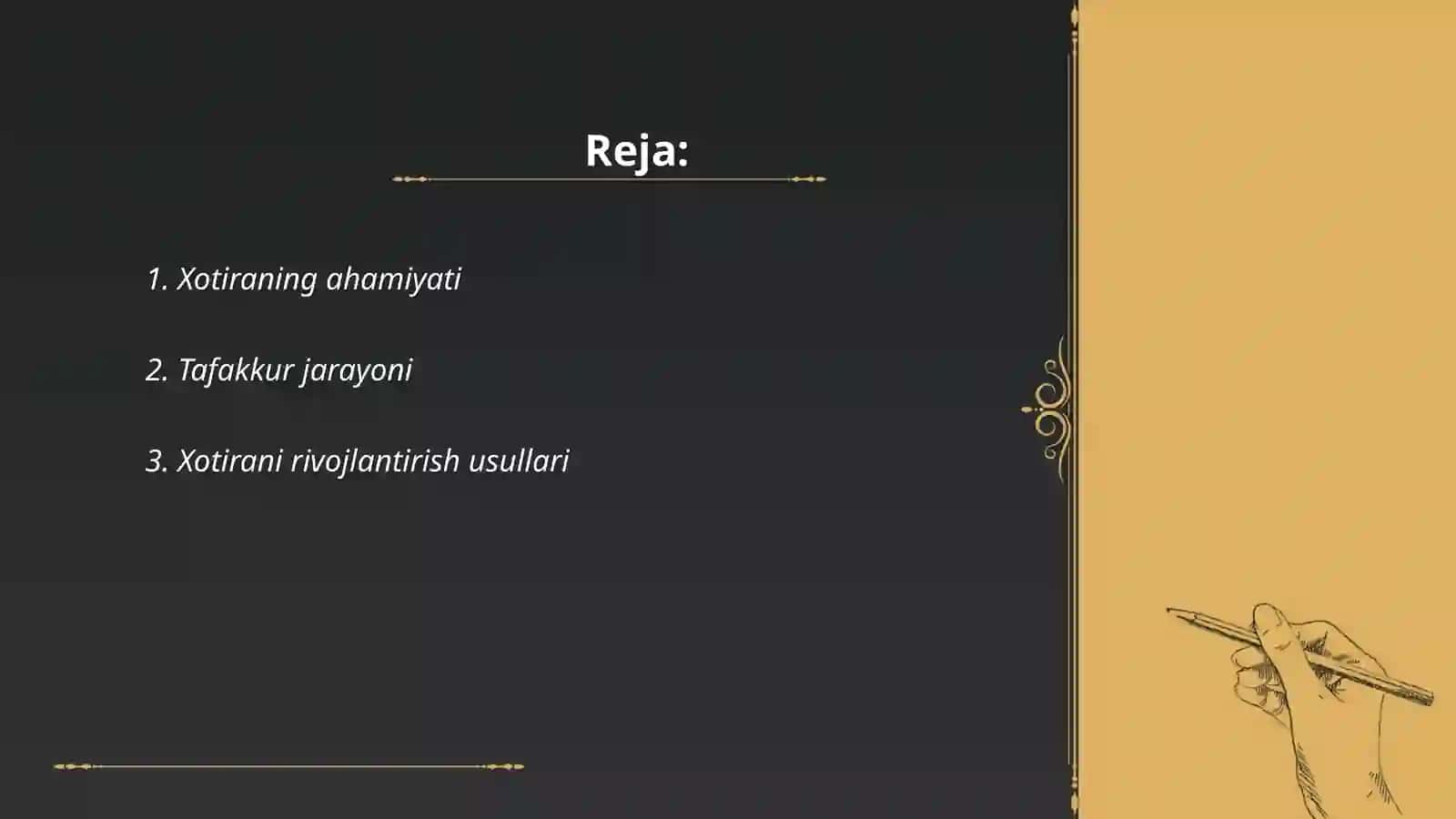 Xotira va tafakkur 2