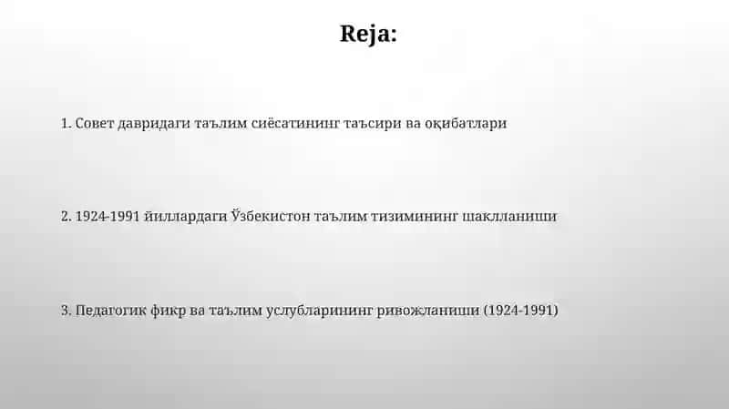 Педагогик фикрларнинг ривожланиши ва таълим услублари 2