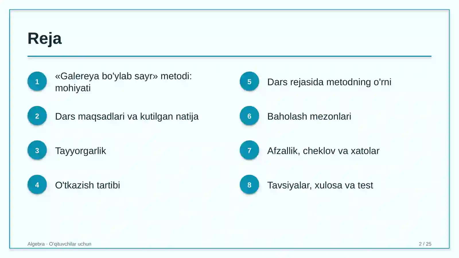 algebra darslarida galereya bo'ylab sayr metodidan foydalanish 4163 2