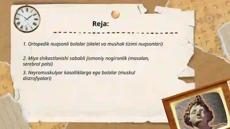 Mujassam nuqsonli bolalar turlari 2