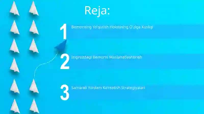 Bemorning Yo'qotish Holatining O'ziga Xosligi 2