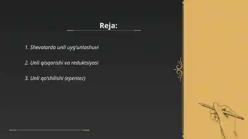 O'zbek shevalarida fonetik jarayonlar 2
