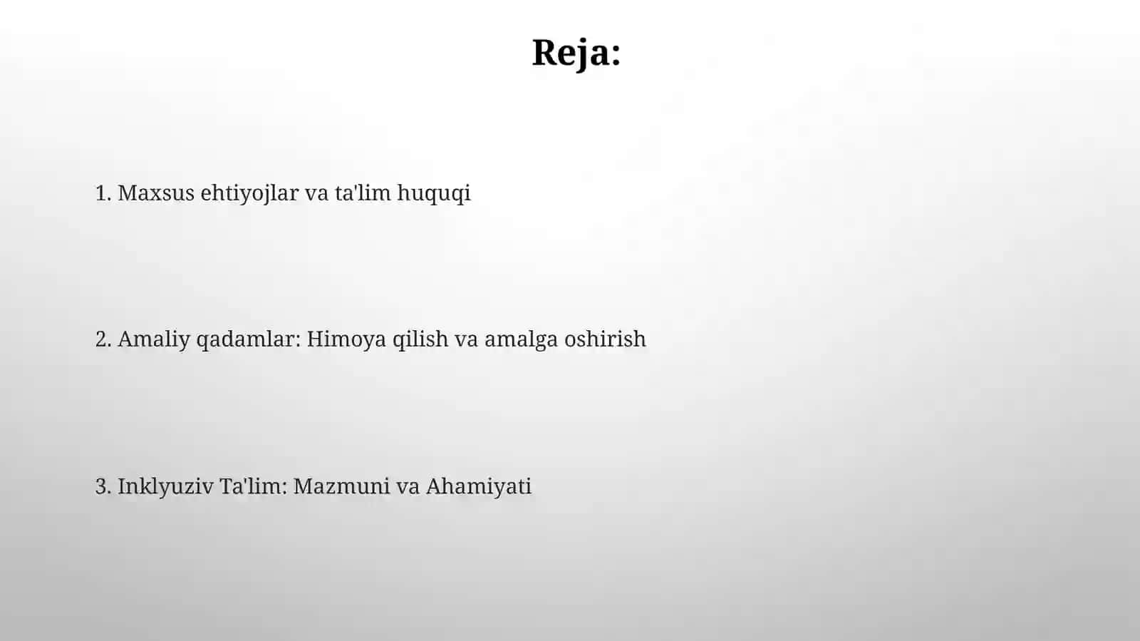 Inklyuziv Ta'lim: Mazmuni va Ahamiyati 2