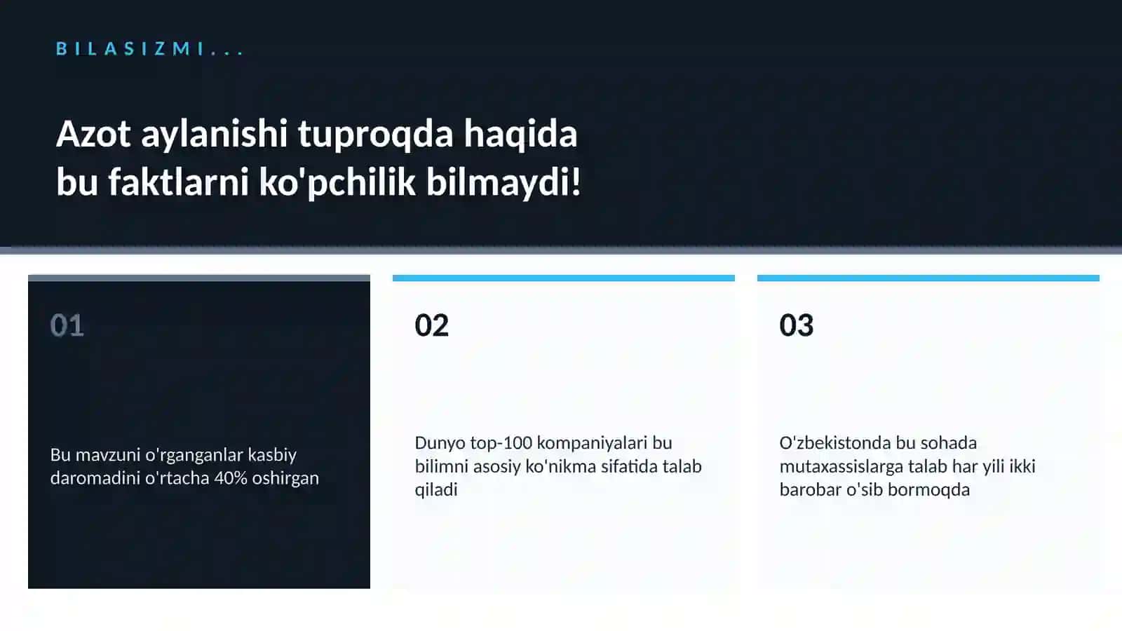 Azot aylanishi tuproqda 2