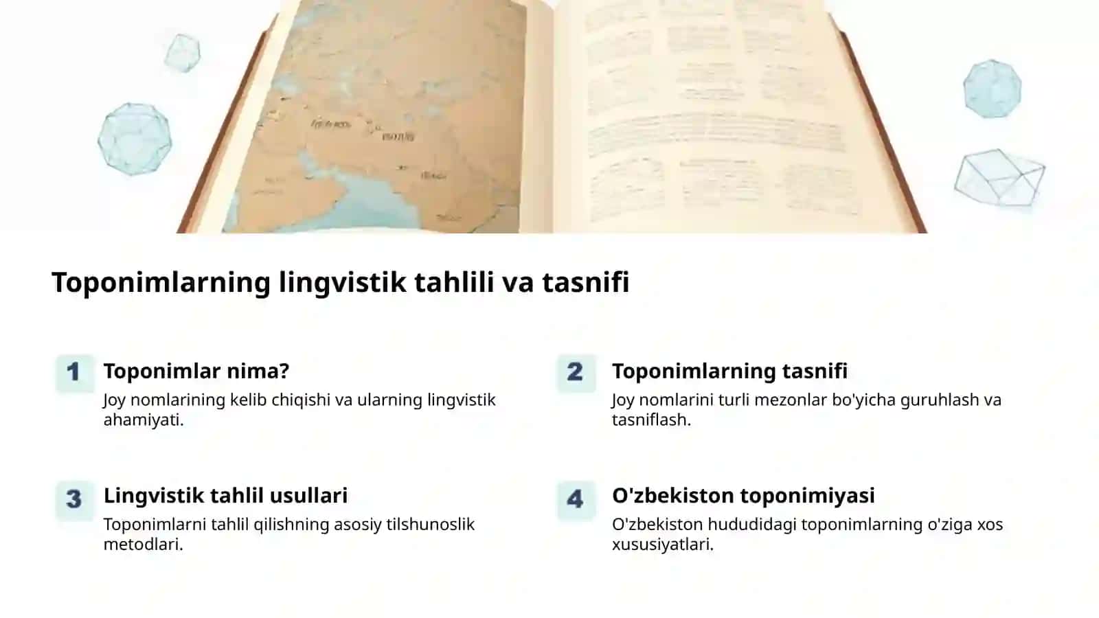 Tarixiy manbalarda toponimlarni aniqlash 2