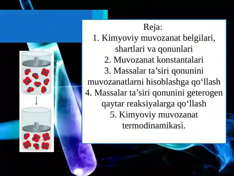 Muvozanat konstantasini hisoblash usullari 2