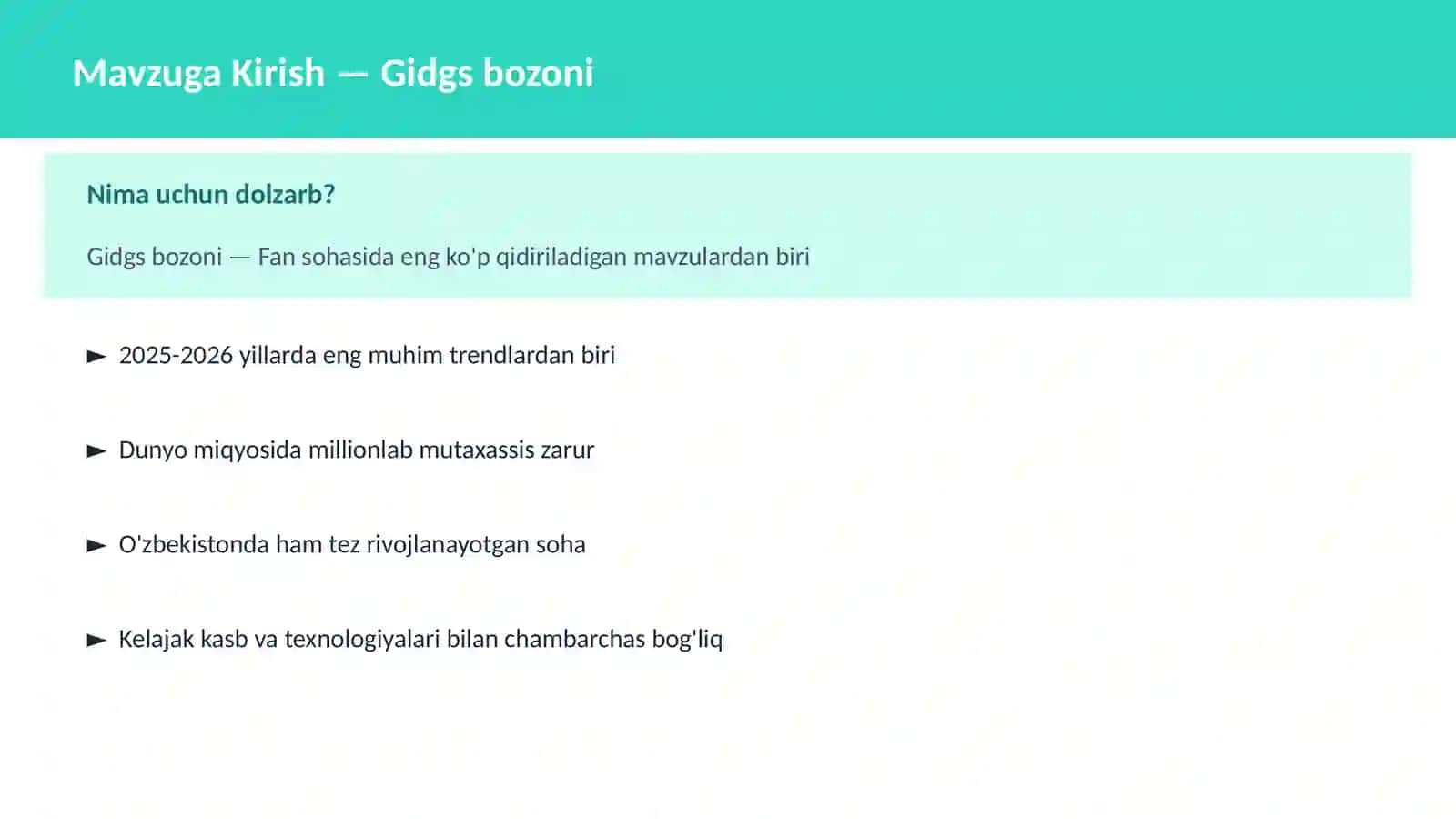 Gidgs bozoni 2