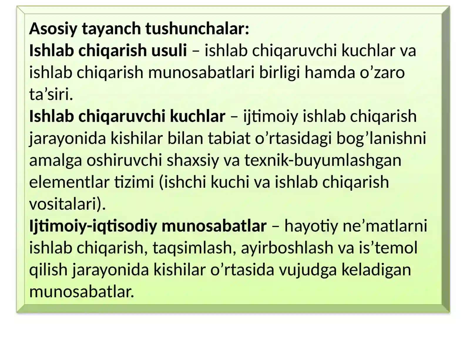 Asosiy tayanch tushunchalar 2