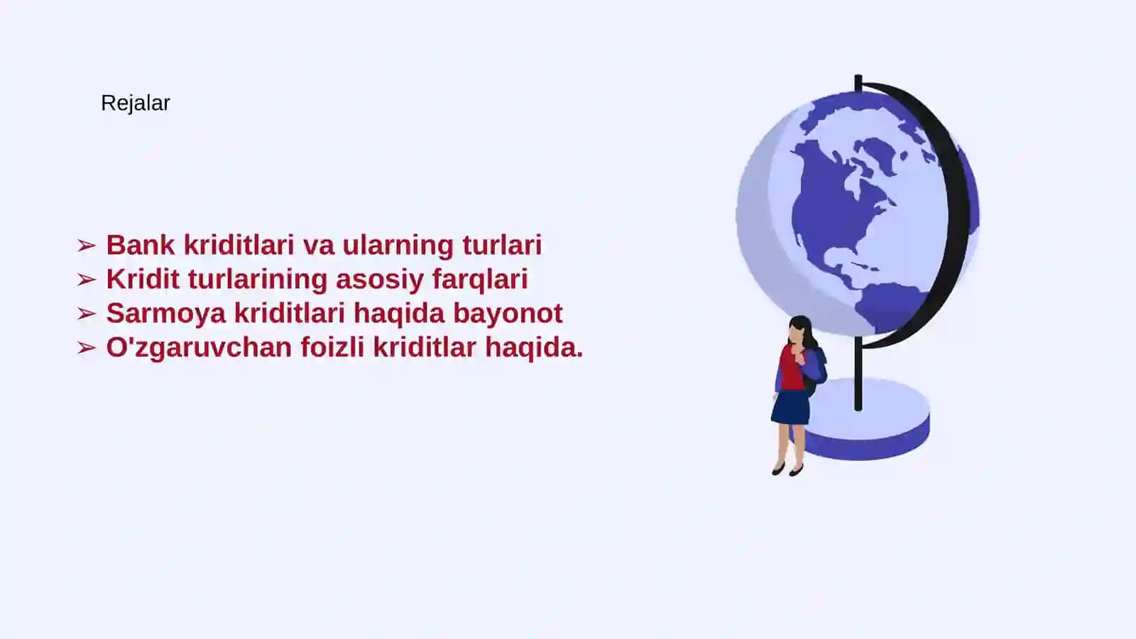 BANK KRIDITLARI, ULARNING ASOSIY TURLARI VA TAVSIFLARI 2