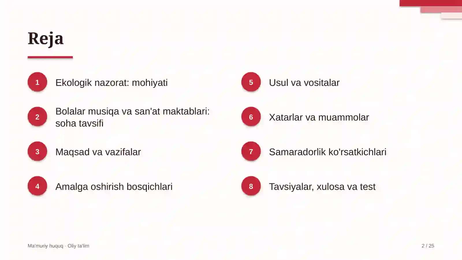 Bolalar musiqa va san'at maktablarida ekologik nazorat 2
