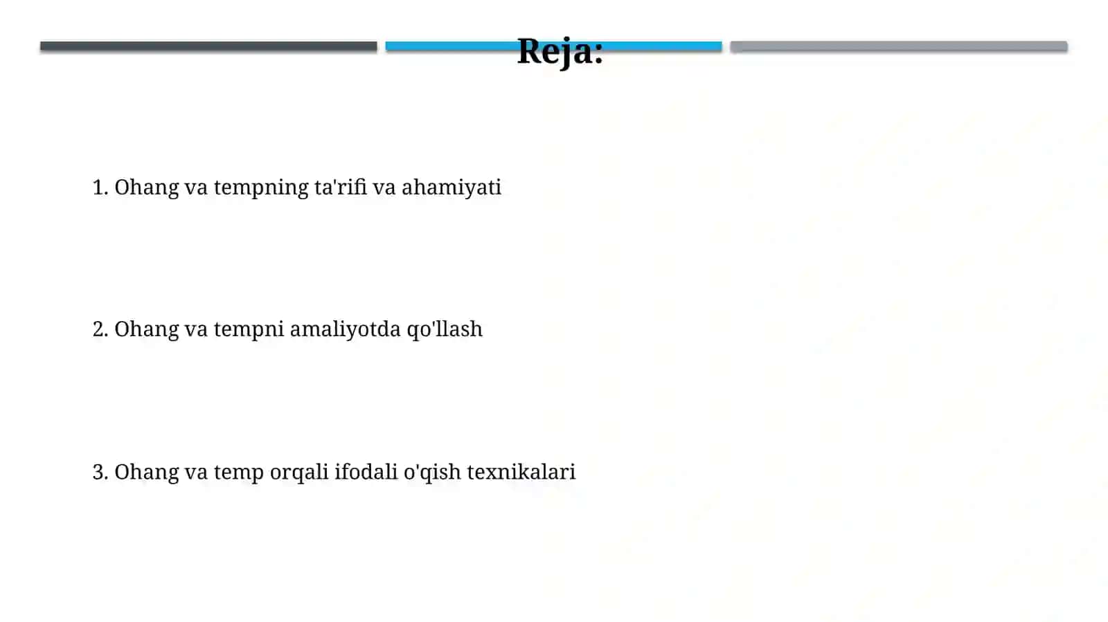 Intonatsiya temp ifodali o'qishning asosiy vositalari 2