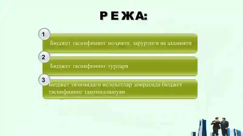 Byudjet tasnifi. 2
