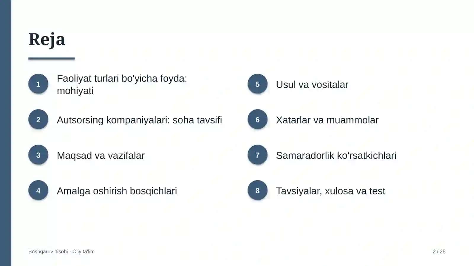 autsorsing kompaniyalarida faoliyat turlari bo'yicha foydani hisoblash 4902 2