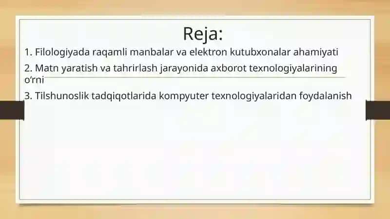 Axborot texnologiyalarining filologiya sohasidagi ahamiyati 2