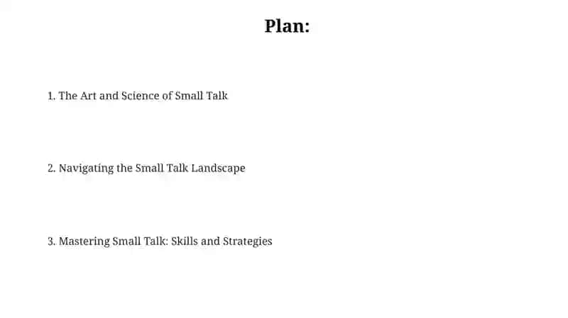 Analyzing small talks 2