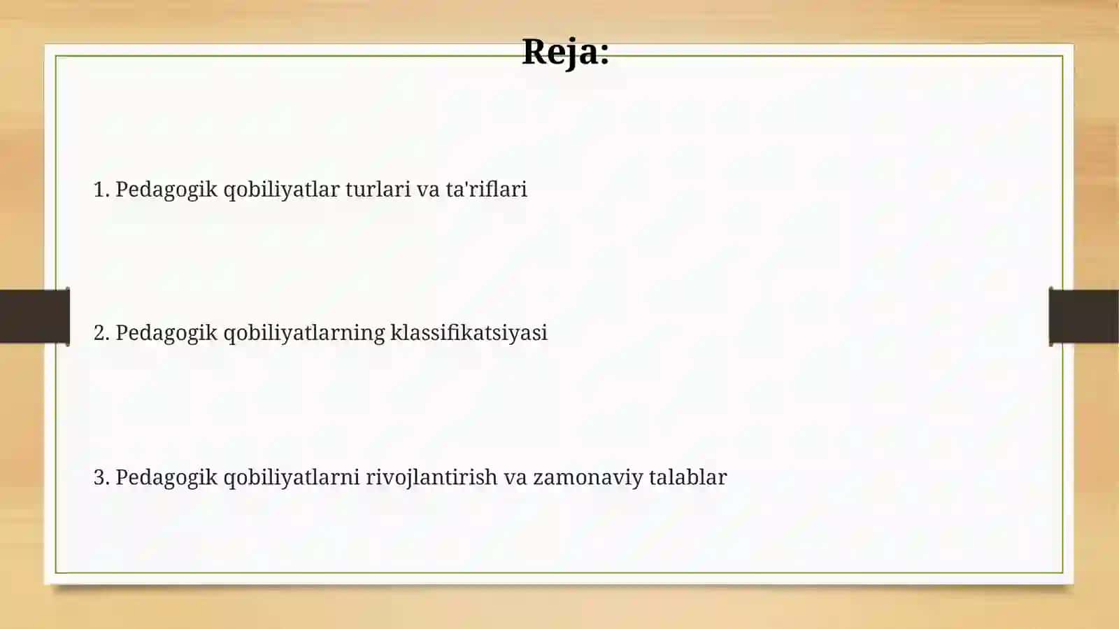 Pedagogik qobiliyatning turlari va ularning tasnifi 2
