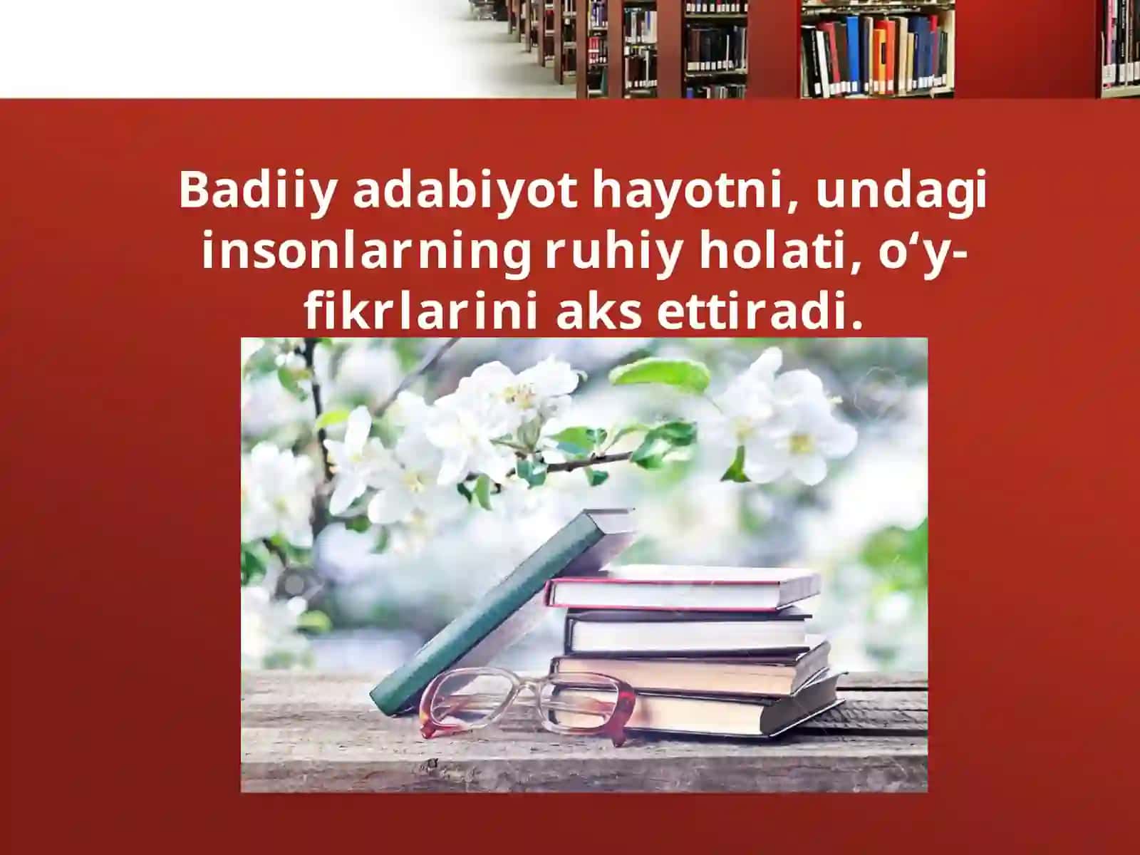 7-sinf Adabiyot fanidan darslik asosida 15-mavzu 2