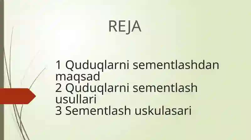 Mustahkamlovchi quvur elementlari va sementlash 2