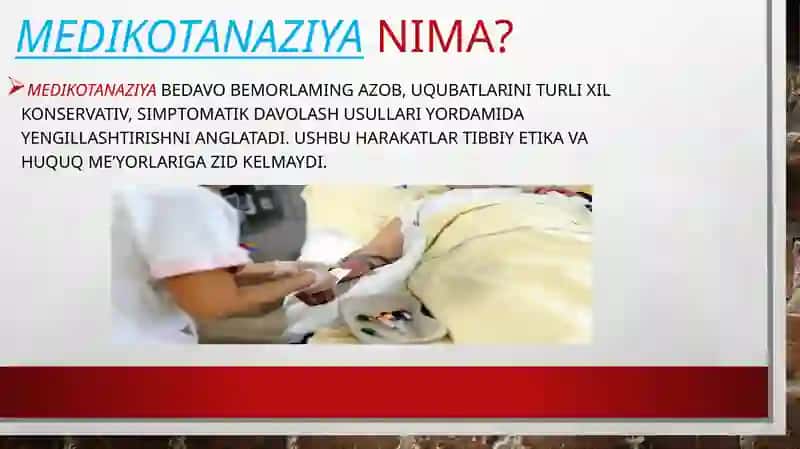 Mdikotanaziya evtanaziya distanaziya 2