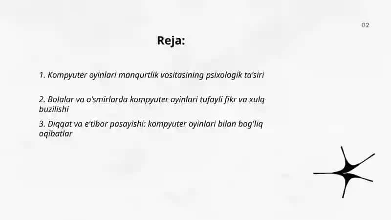 Kompyuter oyinlari manqurtlik vositasi 2
