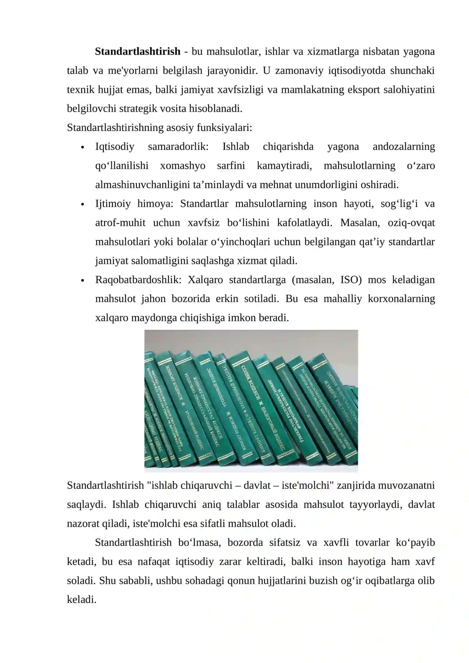Standartlashtirish to‘g‘risidagi qonun hujjatlarini buzganlik uchun javobgarlik 2