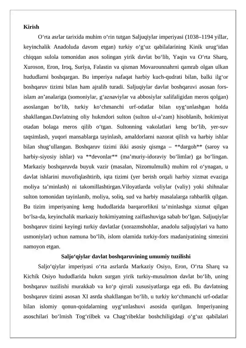 Saljo‘qiylarning boshqaruv tizimi 2