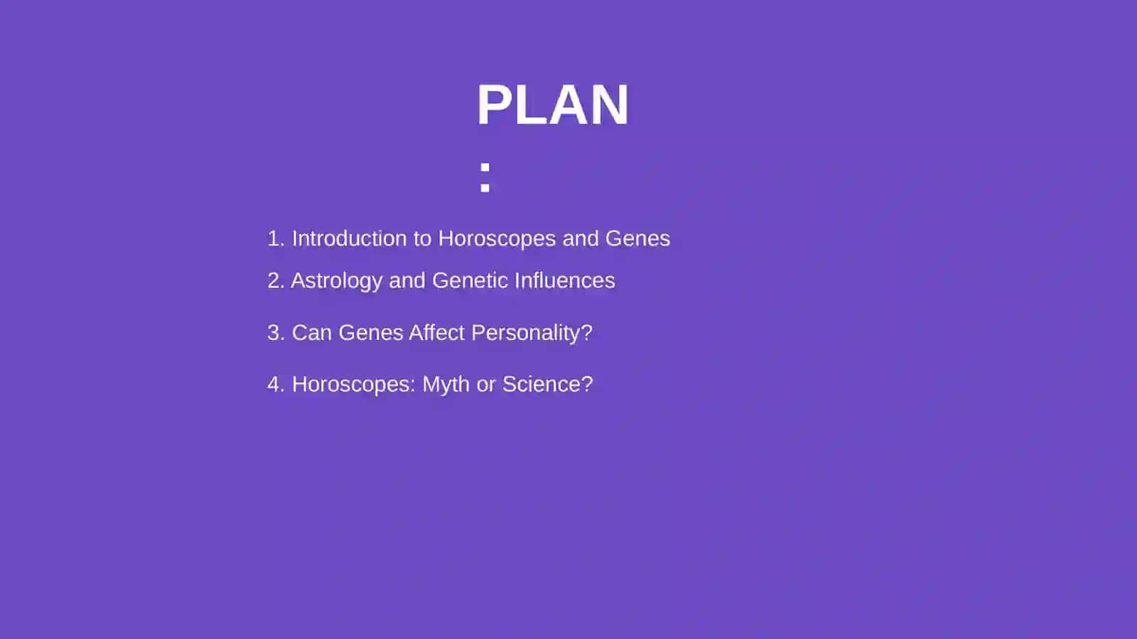 Horoscopes and Genes 2