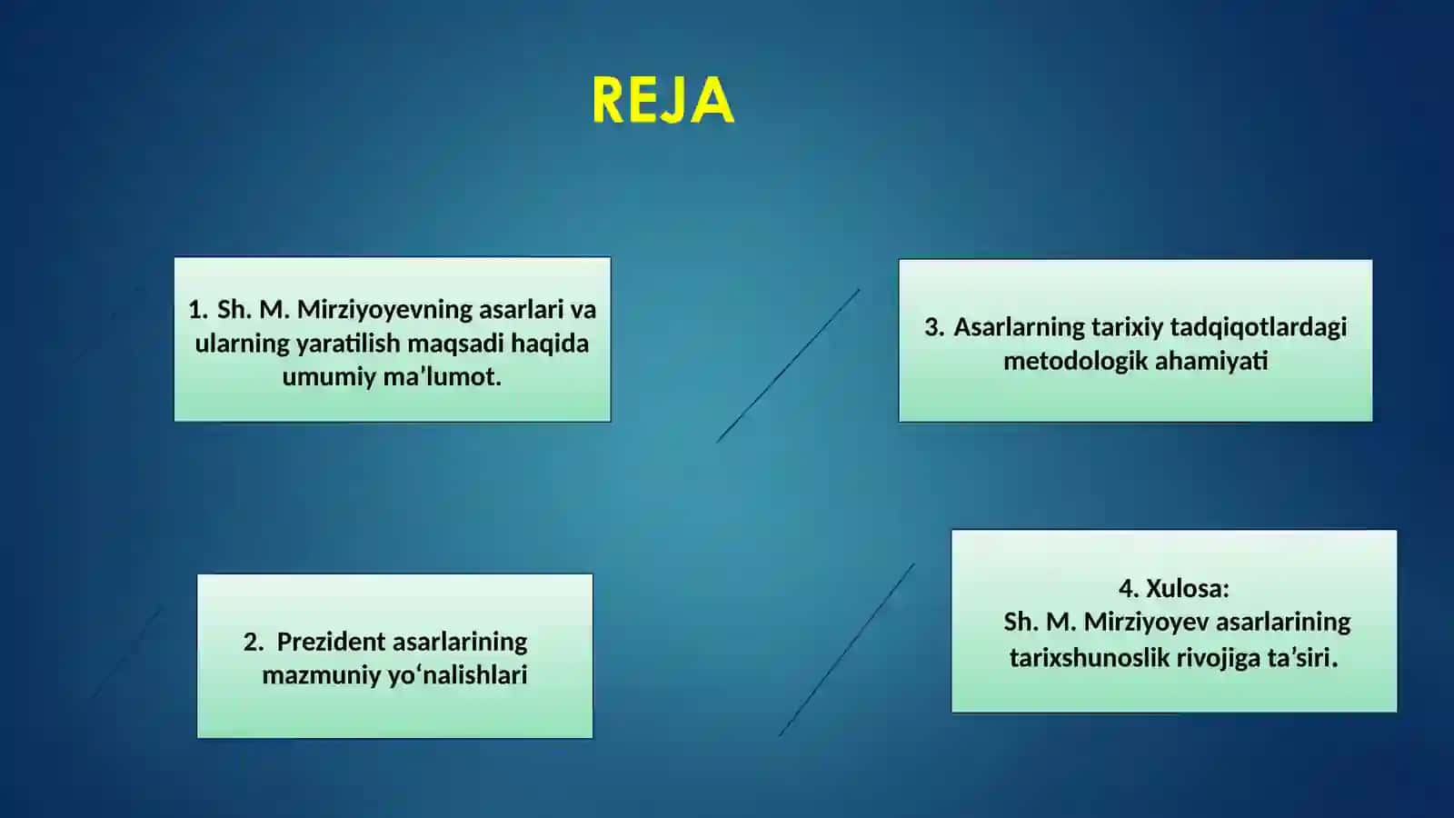 MUSTAQIL ISH REJA 2