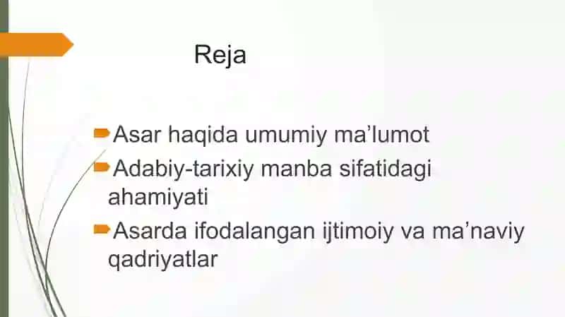 Munis Xorazmiyning "Firdav ul-iqbol" asari adabiy-tarixiy manba 2