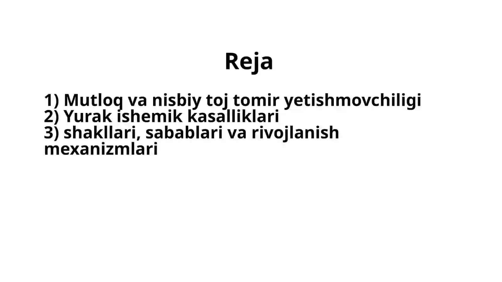 Mutloq vanisbiy tojtomir yetishmovchiligi 2