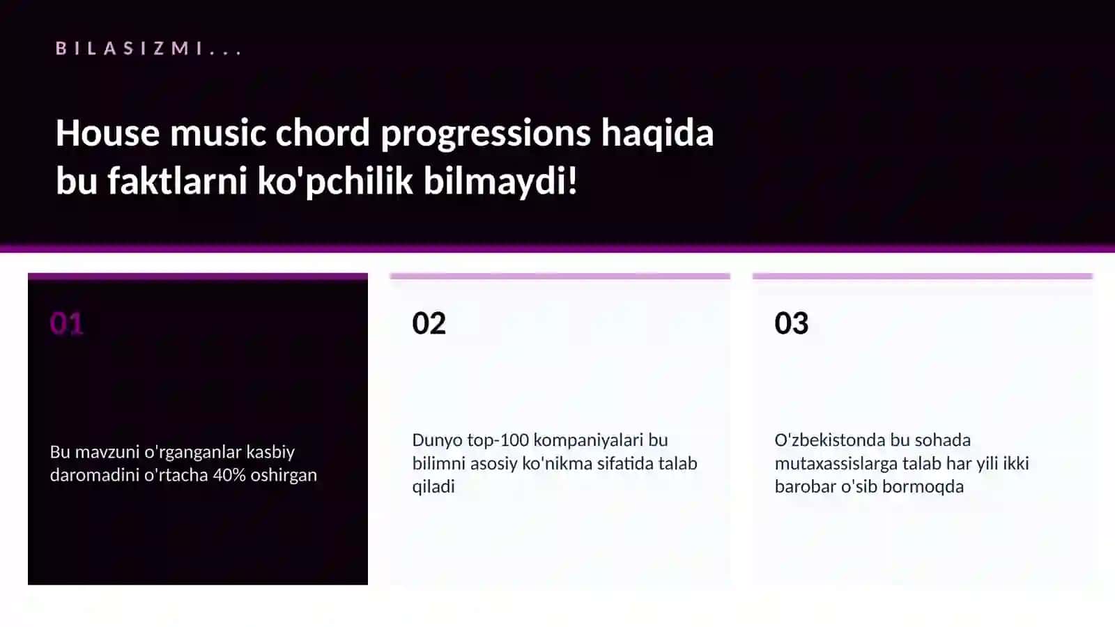 House music chord progressions 2