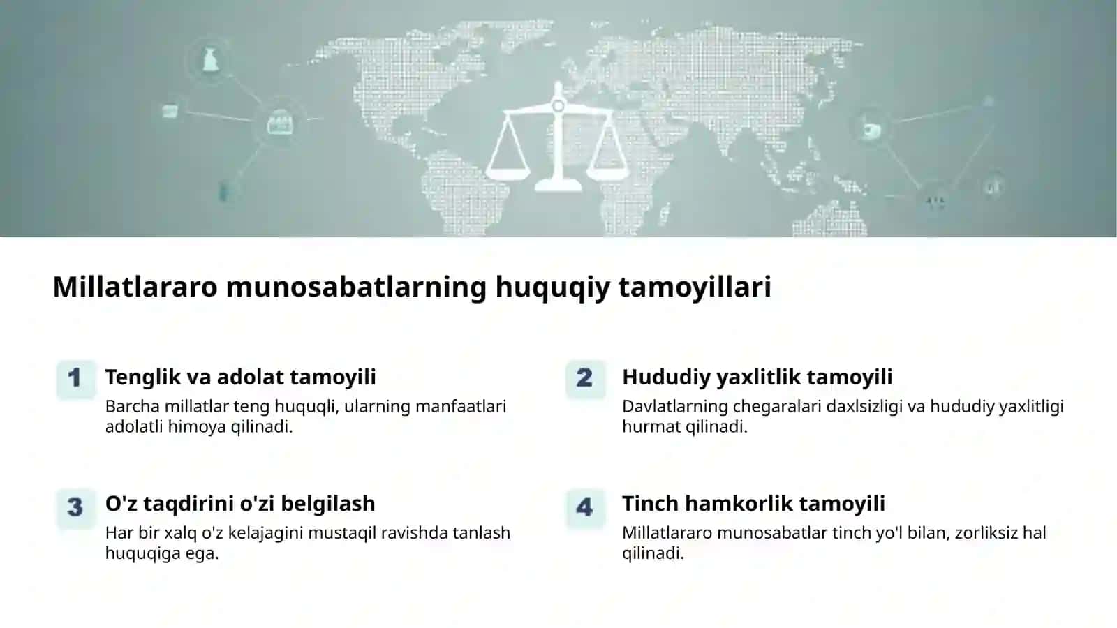 Millatlararo munosabatlarning huquqiy tamoyillari 2