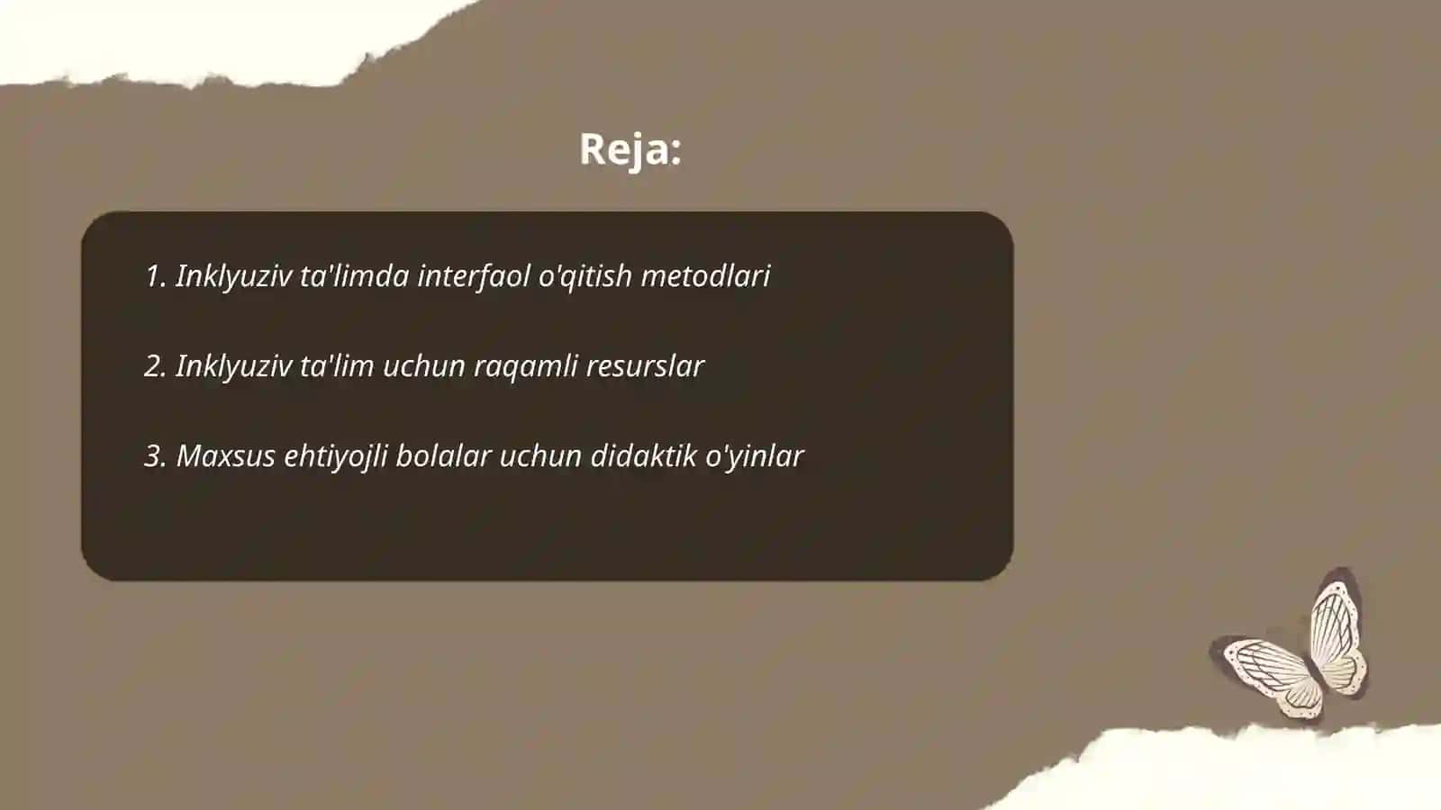 Inklyuziv ta'limda pedagogik texnologiyadan foydalanish 2
