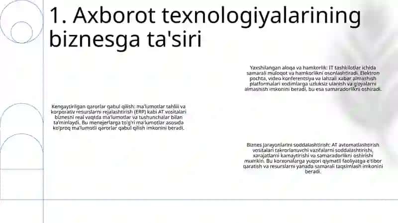 Menejmentda Axborot Texnologiyalari Va Elektron Biznes 2