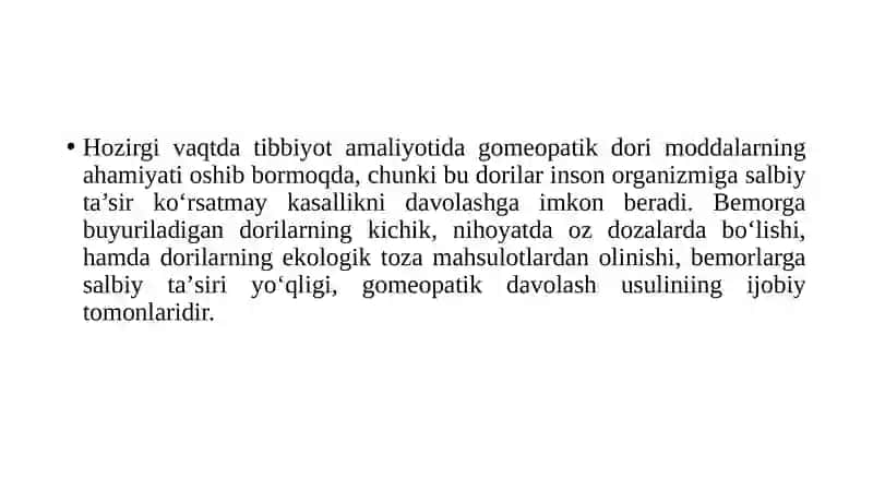 Gomeopatik dorilar 2