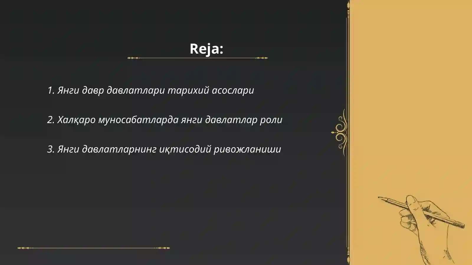 Янги давр давлатларининг шаклланиши ва ривожланиши 2