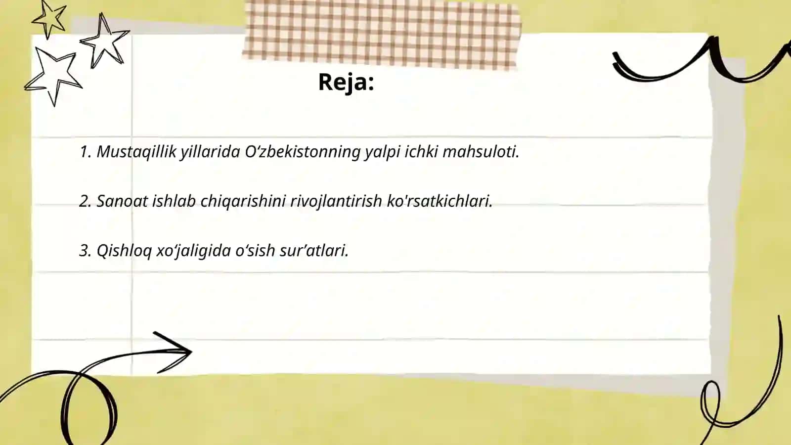 Mustaqillik yillarida Ozbekiston Respublikasi rivojlanishining makroiqtisodiy ko'rsatkichlari tahlili 2