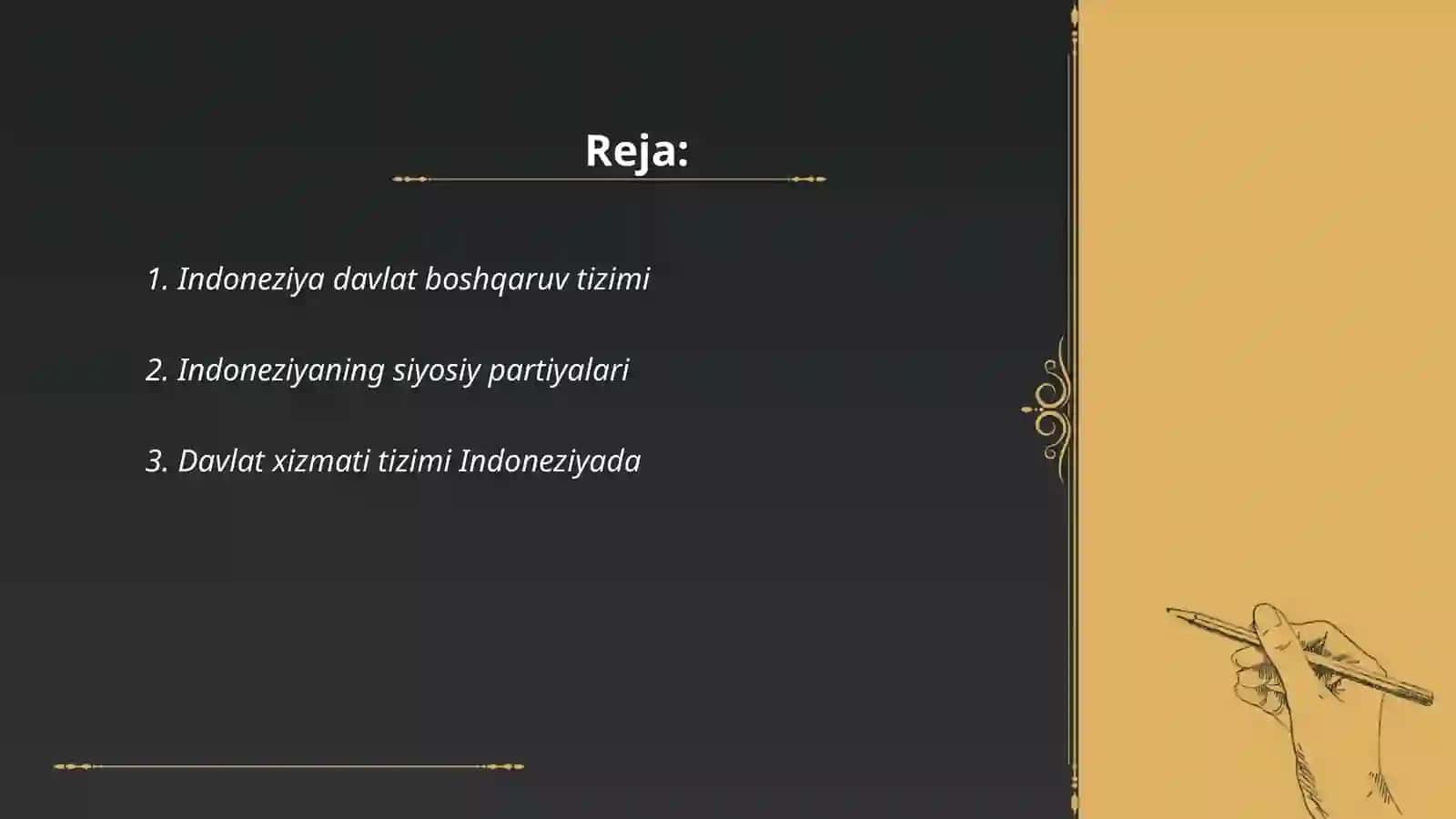 Indoneziya davlatini menejmenti 2