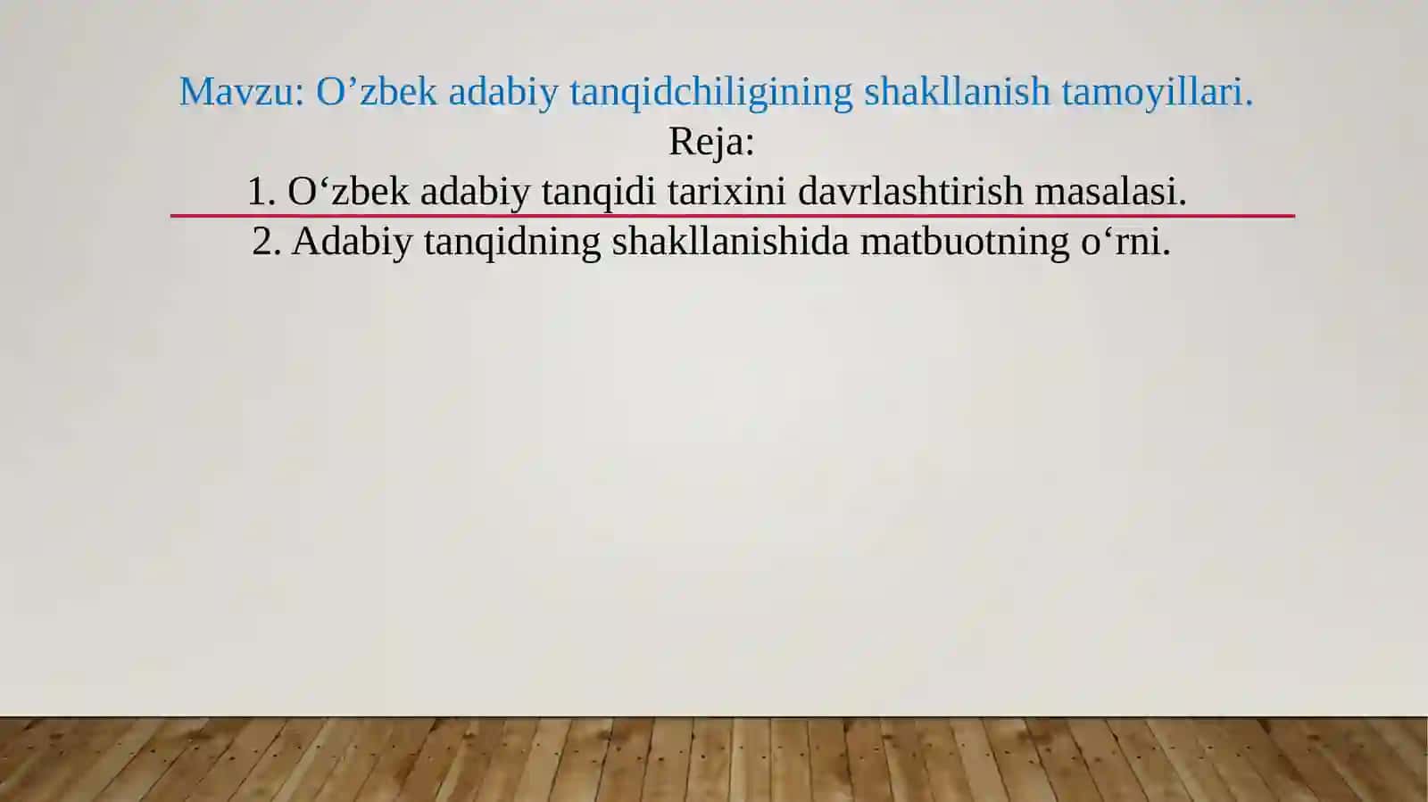 O‘zbekadabiytanqidchiliginingshakllanishtamoyillari 2