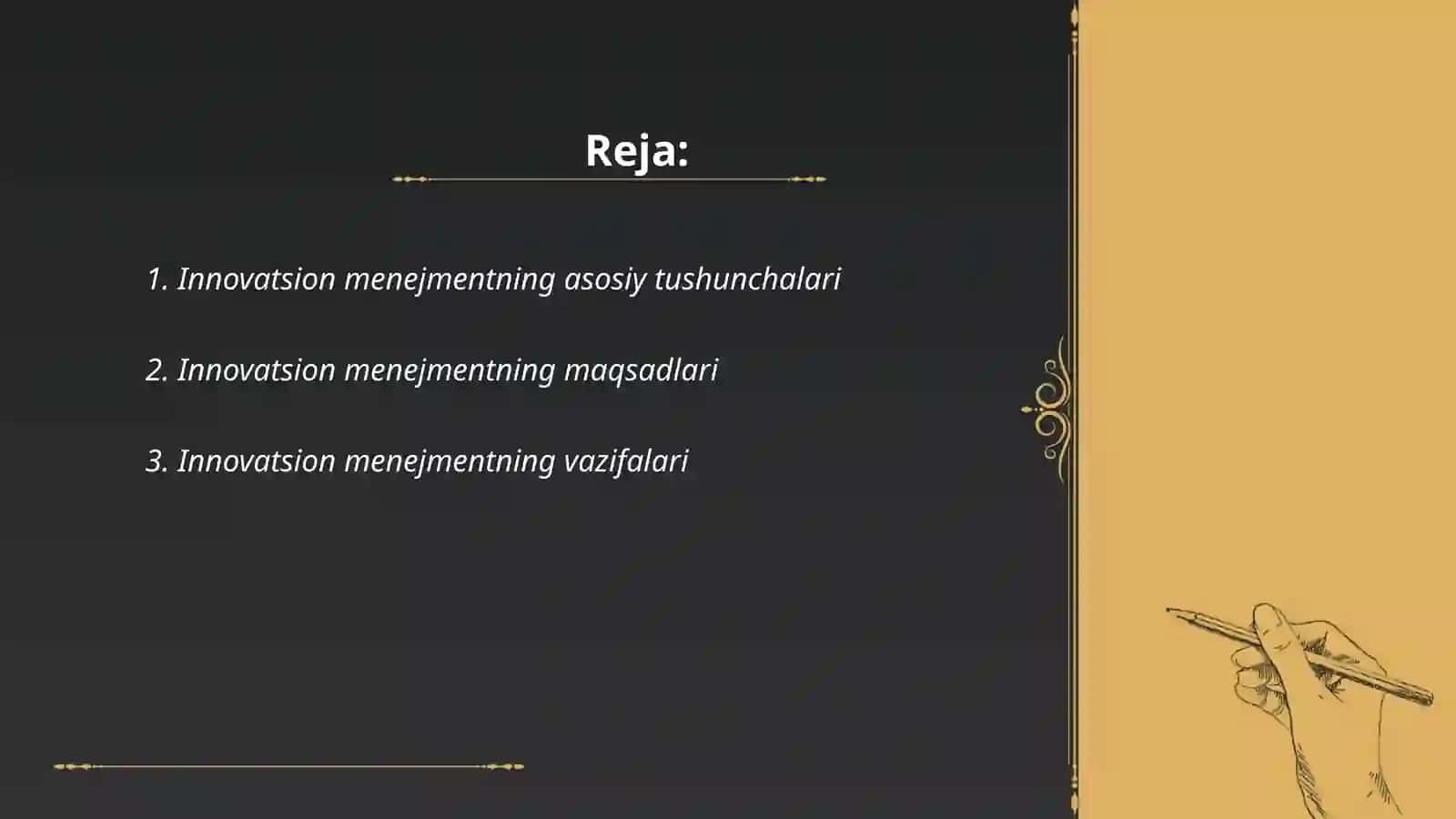 Innovatsion menejmentning asosiy tushunchalari 2