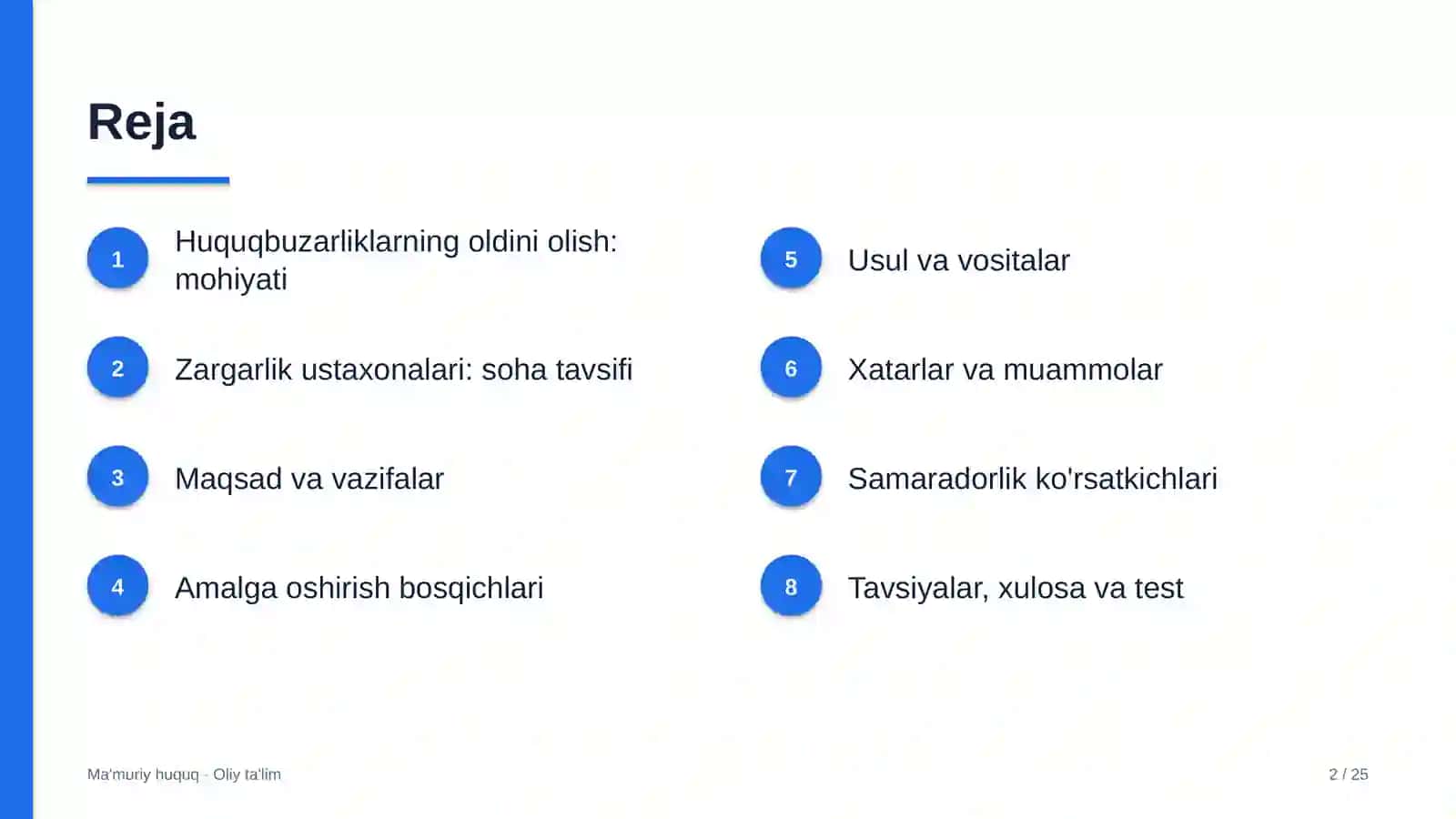 zargarlik ustaxonalarida ma'muriy huquqbuzarliklarning oldini olish 7832 2
